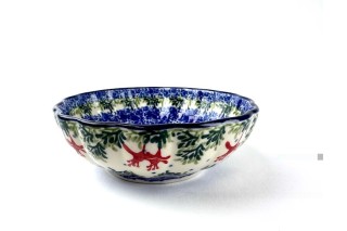 023 Bunzlau Ribbel Schaal 3280X 023 Ribbel Schalen Ø 12 cm